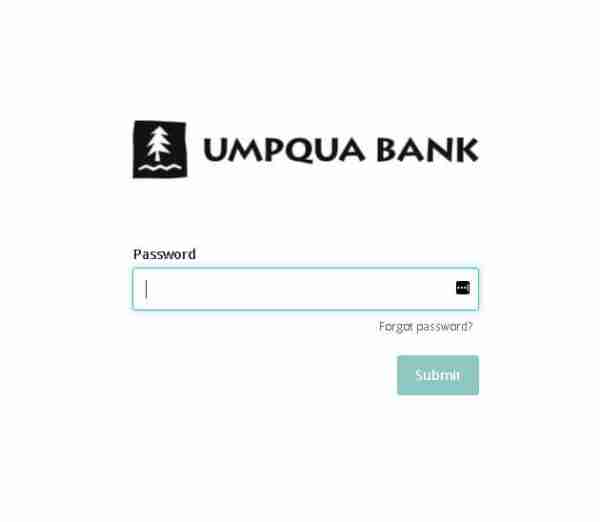 Umpqua Bank Login Steps 2