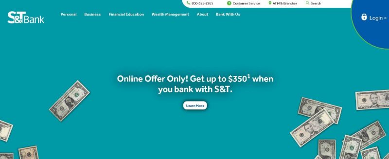 s&t bank homepage