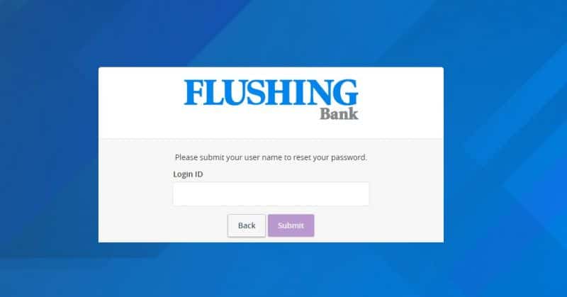 Flushing Bank ForgotPassword