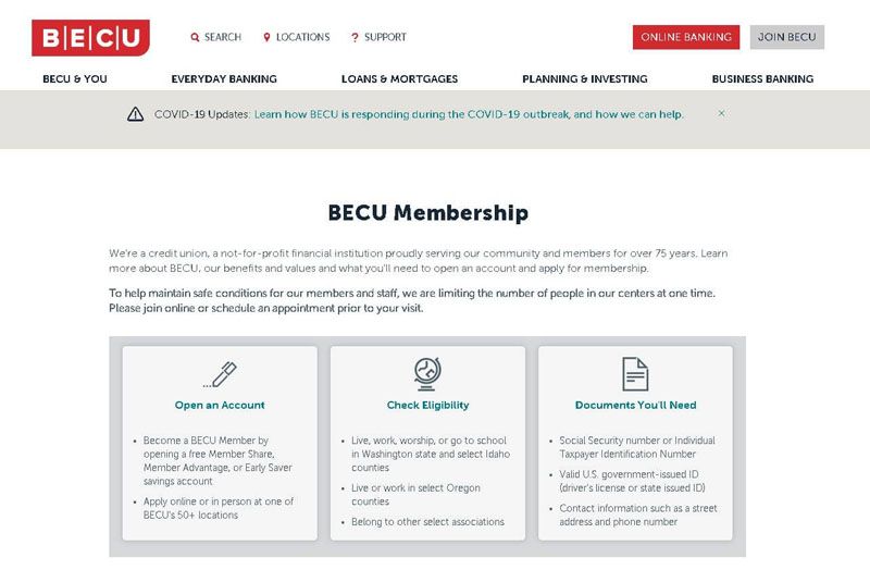 how to join becu banking